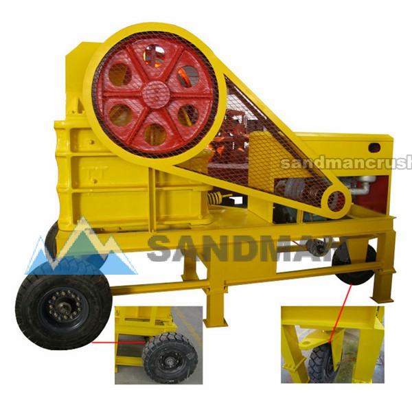 DM1525 diesel powered jaw crusher