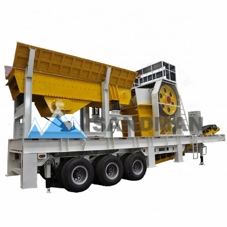 PJ series mobile jaw crusher machine